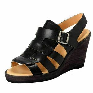 Maison Margiela MM6 Women's Leather Wedges Sandals